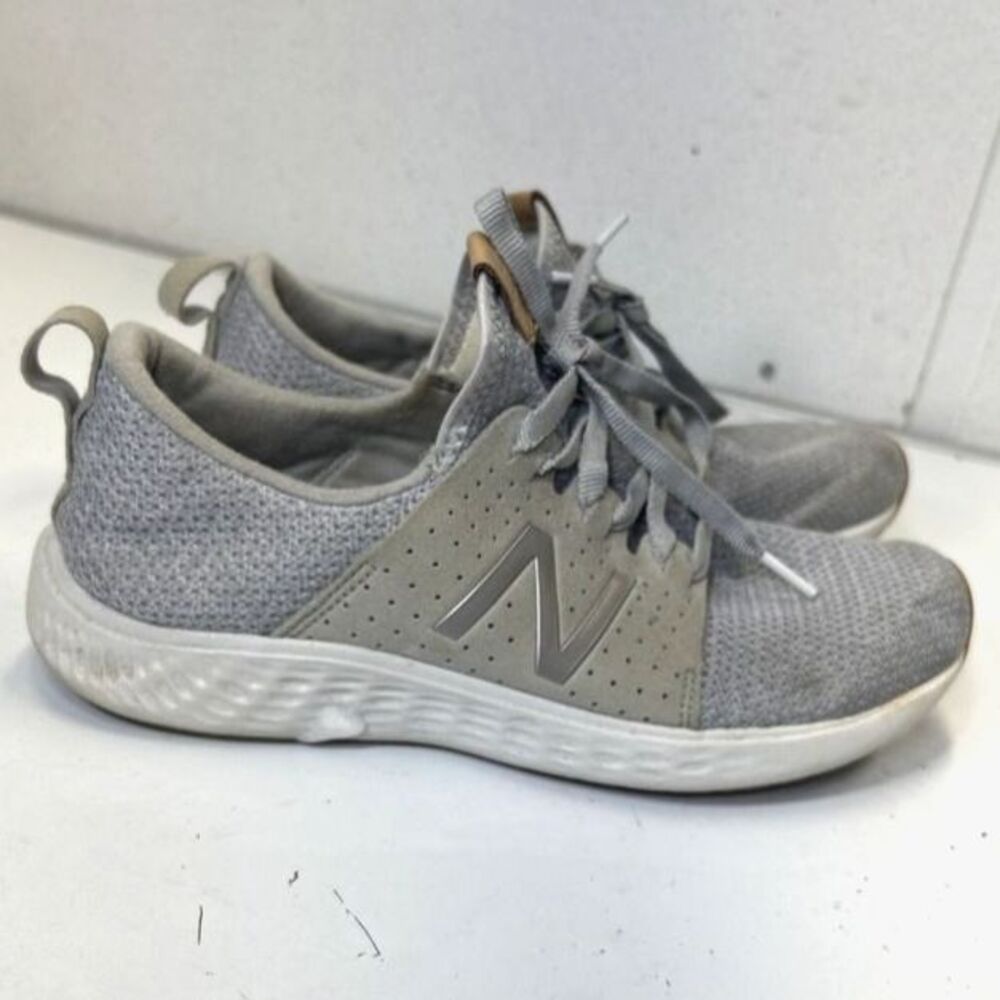 New Balance Womens Fresh Foam Cruz CRUZ Gray Running Shoes Sneakers Size 9.5